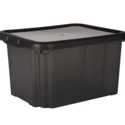 Rangement|Gifi Box de rangement plastique 8 L noir