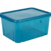 Rangement|Gifi Box de rangement plastique 8 L bleu