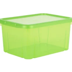 Rangement|Gifi Box de rangement plastique 8 L vert