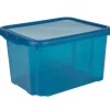 Rangement|Gifi Box de rangement plastique 18 L bleu