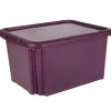 Rangement|Gifi Box de rangement plastique 30 L prune