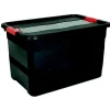 Rangement|Gifi Box de rangement plastique 52 L noir