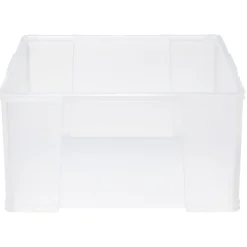 Rangement|Gifi Box de rangement plastique transparent avec couvercle