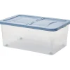 Rangement|Gifi Box dessous de lit bleu 45L