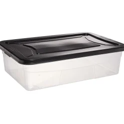 Rangement|Gifi Box dessous de lit noir 30L