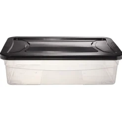 Rangement|Gifi Box dessous de lit noir 30L