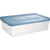 Rangement|Gifi Box dessous de lit transparent et bleu 30L