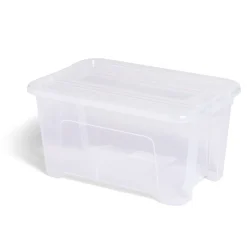 Rangement|Gifi Box rangement 4,5L plastique transparent 28xH18,5x14cm