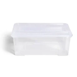 Rangement|Gifi Box rangement 10L plastique transparent 38xH14x28cm