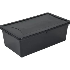 Rangement|Gifi Box rangement textile grise 5 L