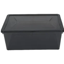 Entretien Du Linge|Gifi Box rangement textile grise 10 L