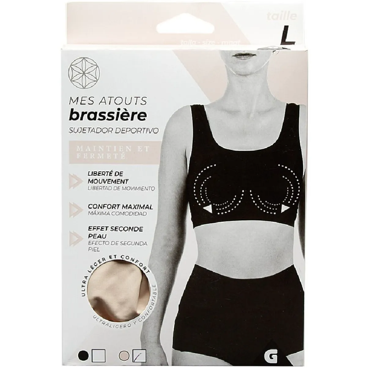 Hot Gifi Brassière gainante femme