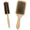Discount Gifi Brosse à cheveux en bambou x2