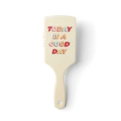 Discount Gifi Brosse à cheveux en plastique imprimé 4 coloris