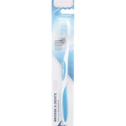 Gifi Brosse à dent Medium polyester blanc/bleu
