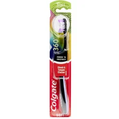 Best Gifi Brosse à dents Colgate 360° Fresh&Protect poils souples