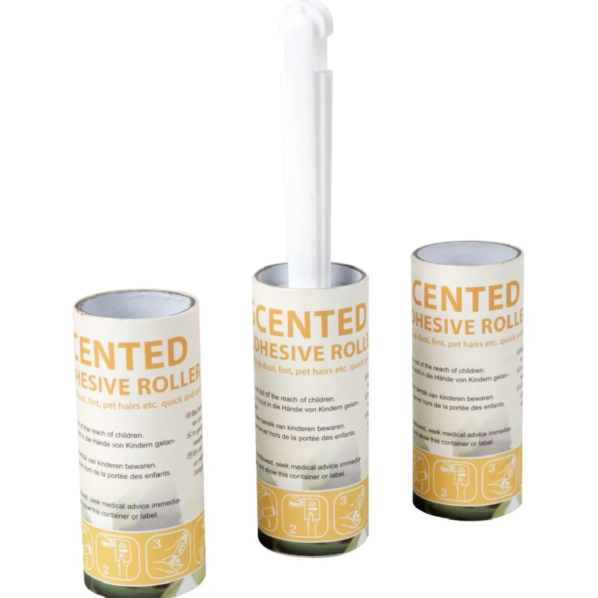 Entretien Du Linge|Gifi Brosse adhésive parfumée avec recharge x2