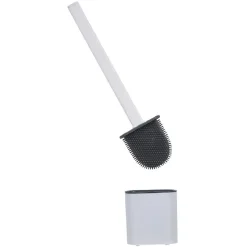 Gifi Brosse de WC plate anti-adhésive et déperlante