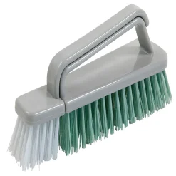Nettoyage Et Entretien|Gifi Brosse 2en1 Homclean poils souples et durs grise