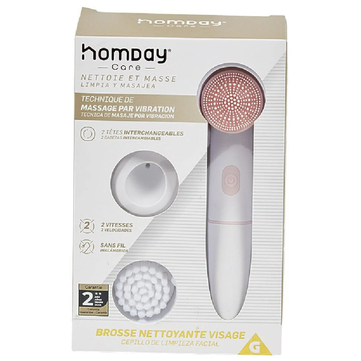 Outlet Gifi Brosse nettoyante visage Homday Care