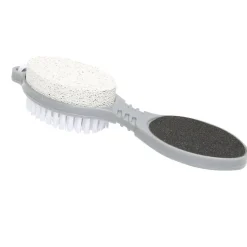 Hot Gifi Brosse pédicure 4en1 brosse/pierre ponce/lime douche/lime métallique