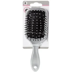 Discount Gifi Brosse pneumatique rectangulaire picots perlés pvc gris
