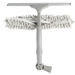 Nettoyage Et Entretien|Gifi Brosse téléscopique Homclean embouts x3 gris et bleu