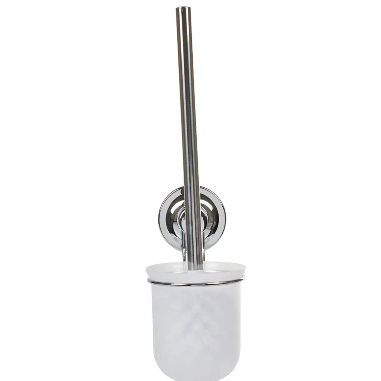 Clearance Gifi Brosse WC à ventouse gris blanc