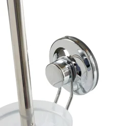 Clearance Gifi Brosse WC à ventouse gris blanc