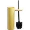 Best Gifi Brosse WC cylindrique bambou et métal jaune naturel