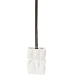 Nettoyage Et Entretien|Gifi Brosse WC design blanc froissé