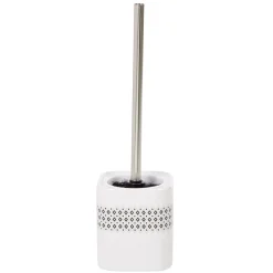 Nettoyage Et Entretien|Gifi Brosse WC design graphique blanc et noir