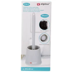 Sale Gifi Brosse WC silicone avec socle antidérapant