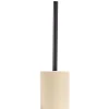 Outlet Gifi Brosse WC socle rond grès nude Ø9,2xH36cm