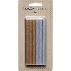 Best Gifi Bâton de colle colorée et paillettée x12