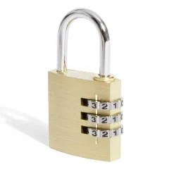 Outlet Gifi Cadenas à chiffres en laiton massif l.30 mm