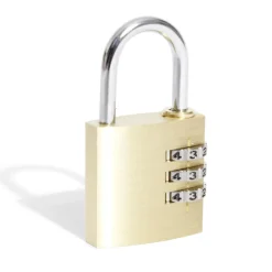 Outlet Gifi Cadenas à chiffres en laiton massif l.30 mm