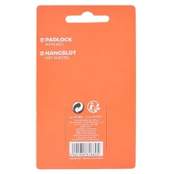 Hot Gifi Cadenas à clé acier 30 mm