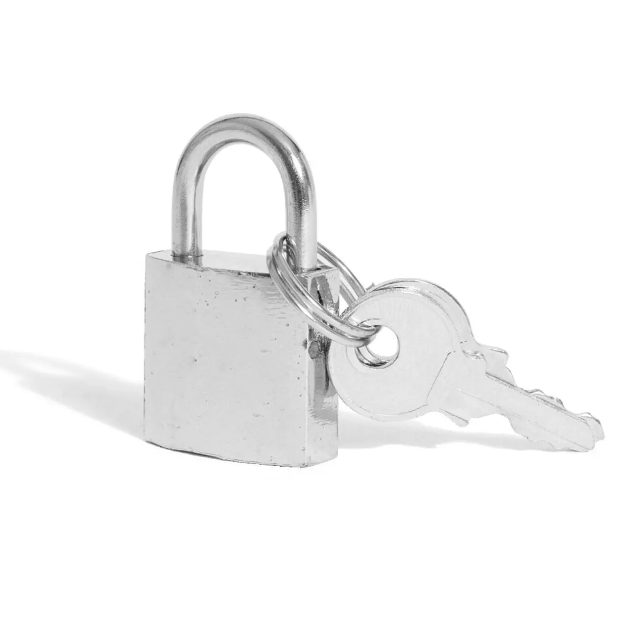 Outlet Gifi Cadenas en acier gris chromé de 20 mm - 2 clés