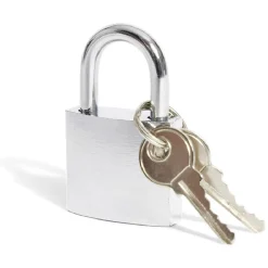 Best Gifi Cadenas en acier gris chromé de 32 mm - 2 clés