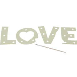 Clearance Gifi Cadre photo lumineux mot LOVE à décorer