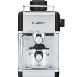 Cafetière expresso Homday noire pour café moulu 800 W^Gifi Best