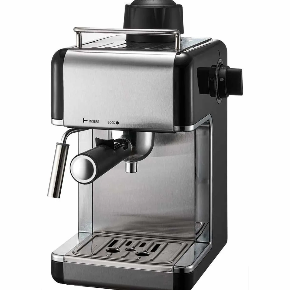 Cafetière expresso Homday noire pour café moulu 800 W^Gifi Best