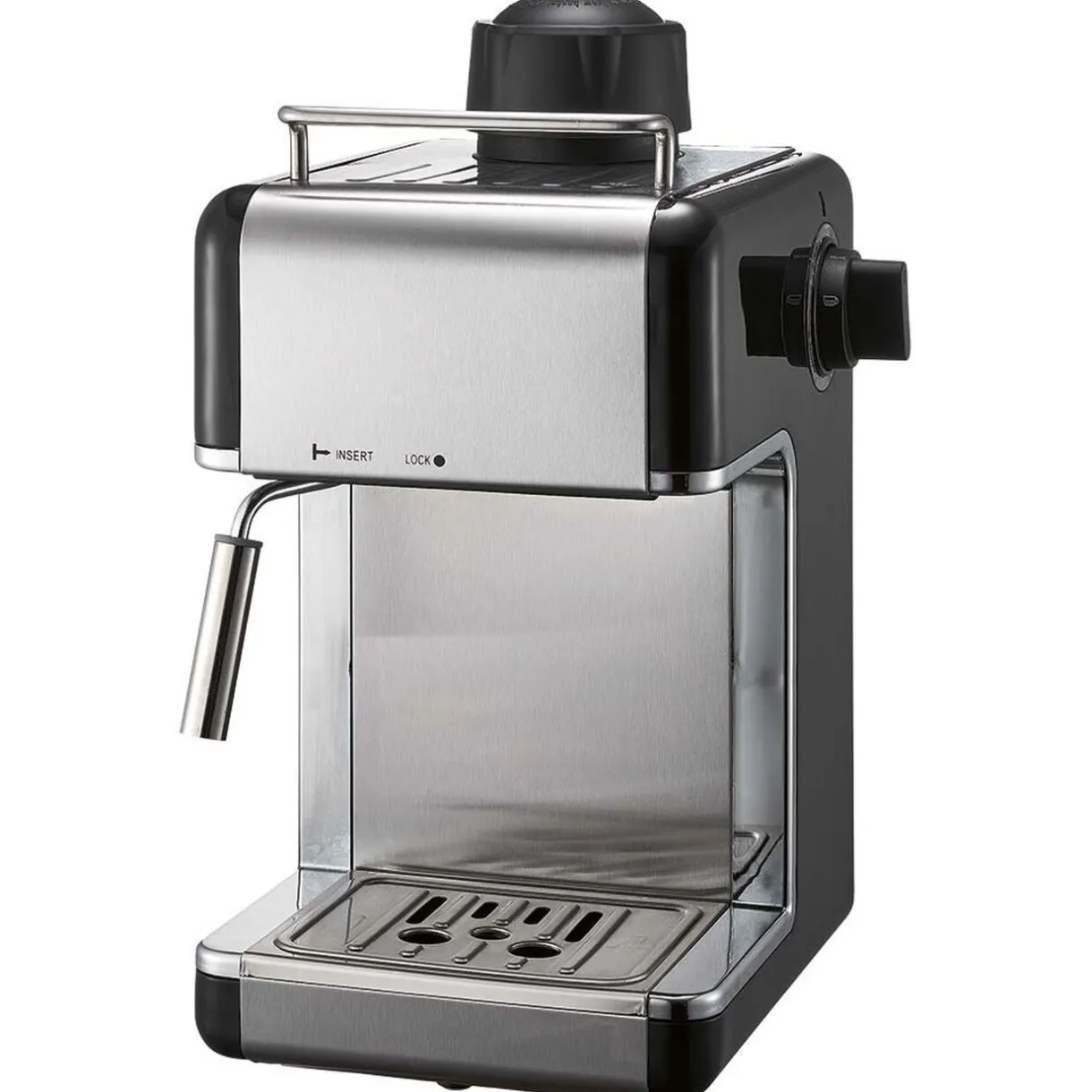 Cafetière expresso Homday noire pour café moulu 800 W^Gifi Best