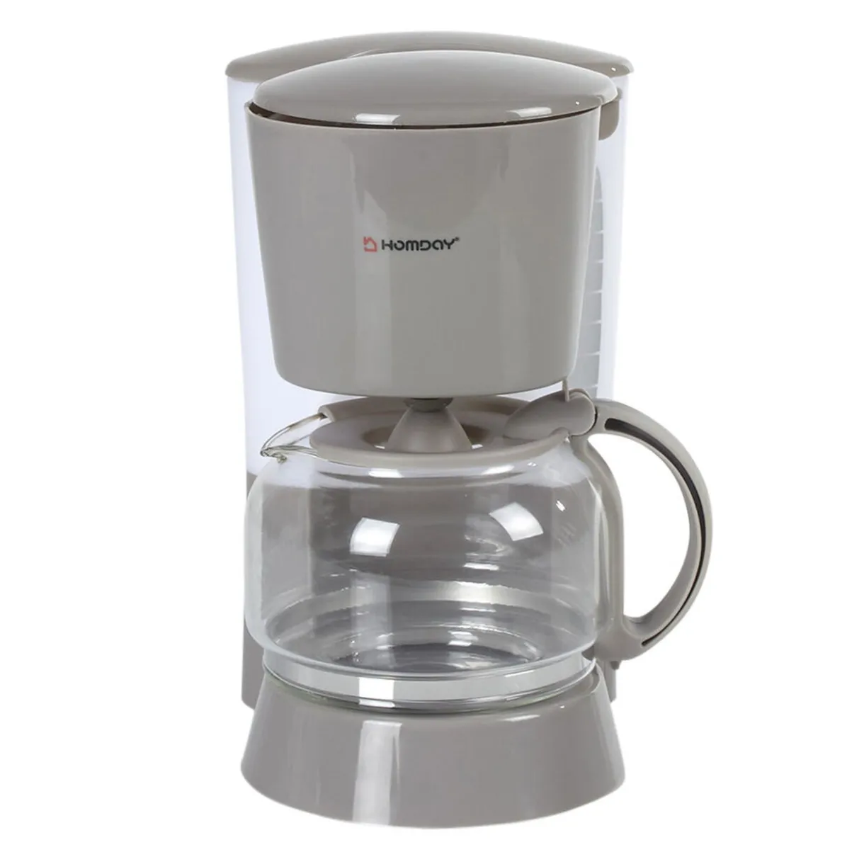 Cafetière électrique taupe Homday^Gifi Online