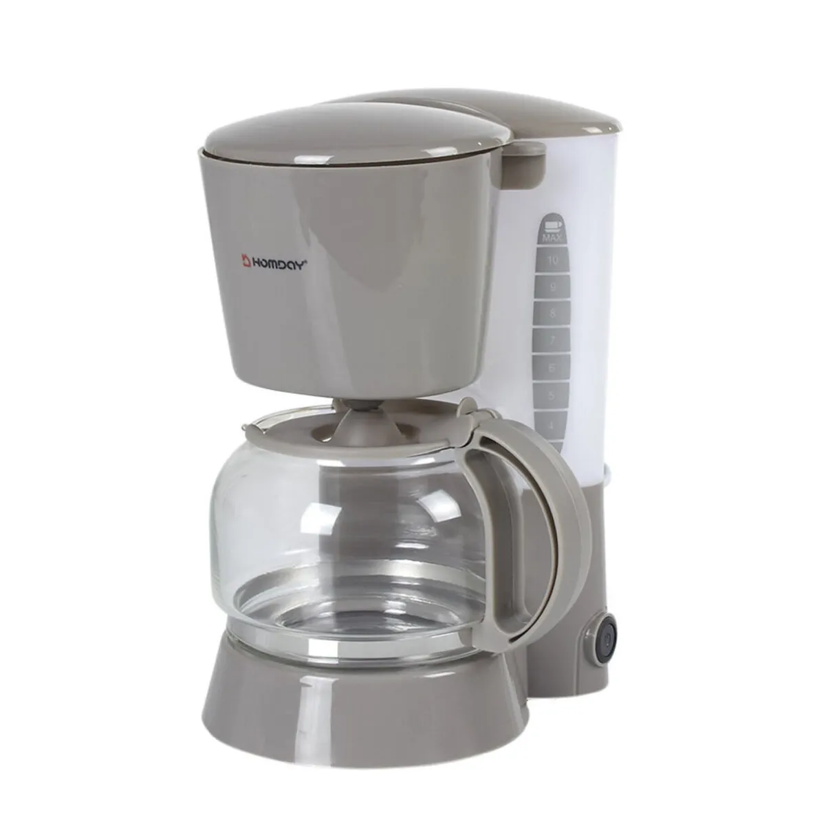 Cafetière électrique taupe Homday^Gifi Online