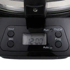 Cafetière programmable Homday noire 1,5L^Gifi Discount