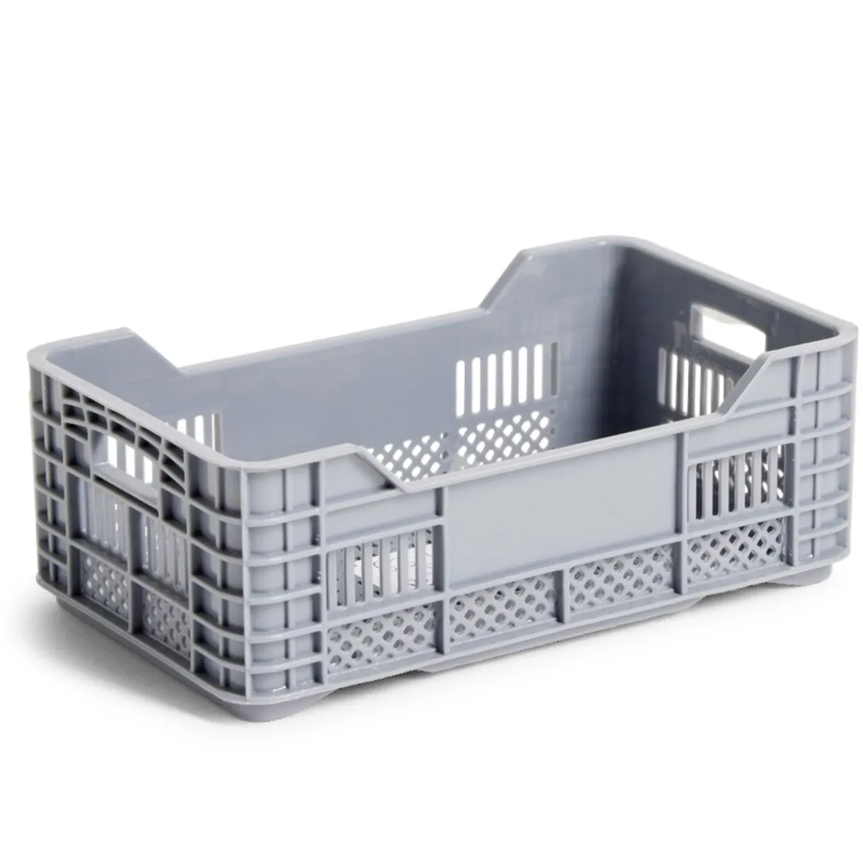 Cagette polypropylène bleue L17x10xH6cm^Gifi Clearance