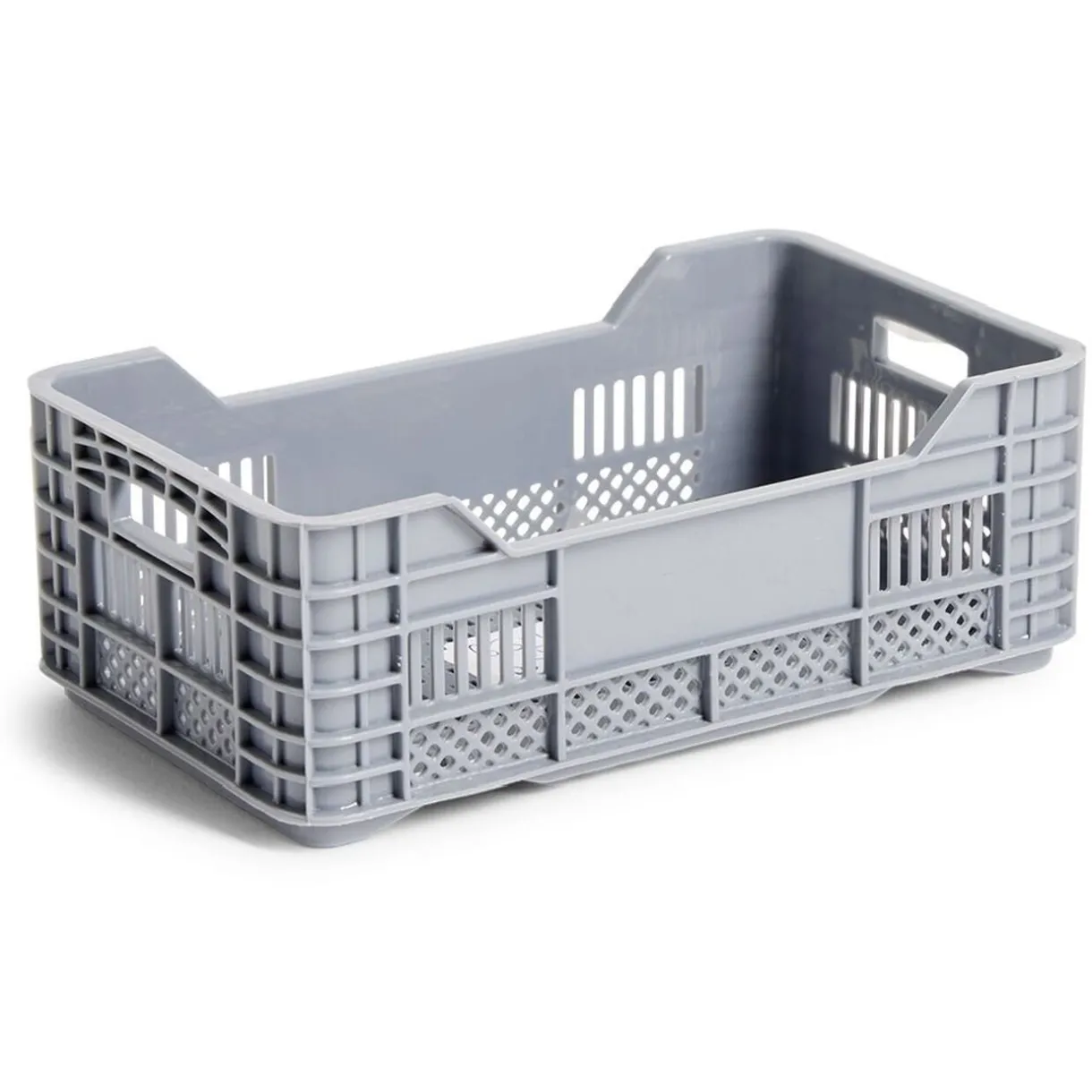 Cagette polypropylène bleue L17x10xH6cm^Gifi Clearance