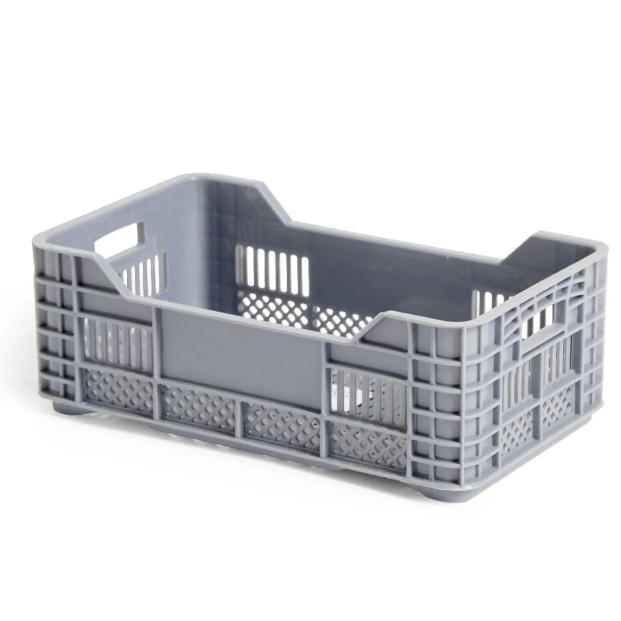 Cagette polypropylène bleue L17x10xH6cm^Gifi Clearance